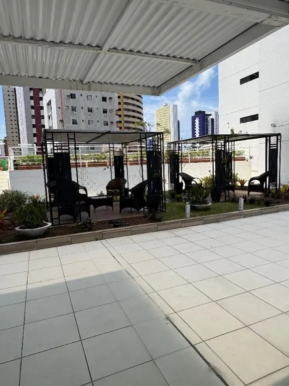 Imagem Apartamento com 98 m², vista mar, 3 quartos, mobiliado, 2 vagas e lazer completo em Manaíra, próximo à praia.