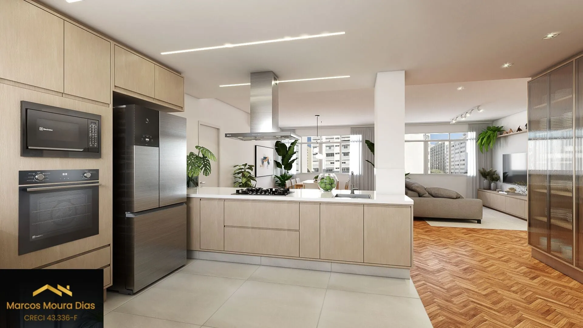 Imagem Apartamento Alameda Casa Branca, Reformado, 3 dormitórios, 1 Suíte, 158 m2