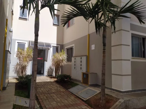 Imagem AP2500 - Área Útil: 45,95 m², com 02 dormitórios, sala integrada com a cozinha, banheiro social ...