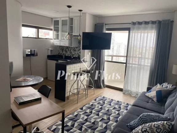 Imagem Flat disponível para locação no Hotel Paulista Wall Street na Bela Vista, com 55m², 1 dormitório e 1 vaga de garagem