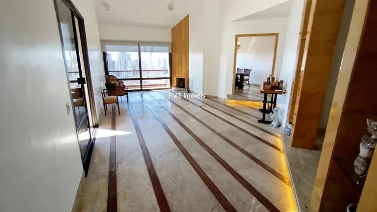 Imagem Aluga Cobertura Duplex no Real Parque, com 3 suítes, 3 salas, 6 banheiros, 6 vagas, 490m².