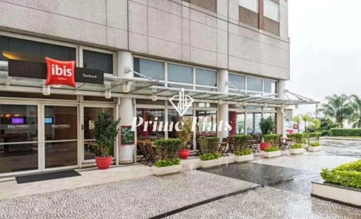 Imagem Flat disponível para venda no Hotel Íbis Tamboré, com 19m², 1 dormitório e 1 vaga