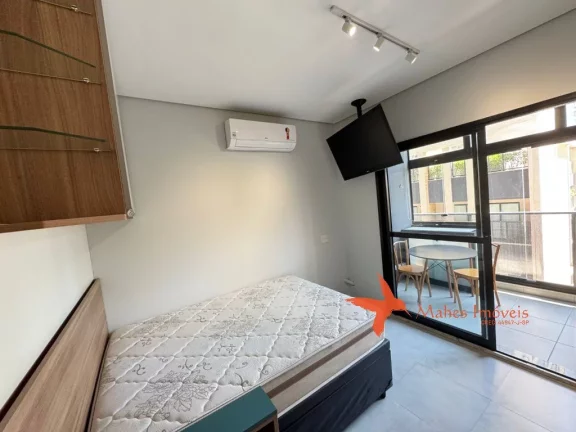 Imagem Apartamento studio para locação em São Paulo-SP, bairro Pinheiros: 1 quarto, 1 banheiro, 24m². Venha conferir!