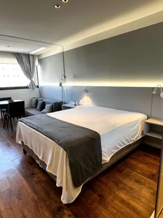 Foto do imóvel Apartamento à venda na Vila Olímpia com 1 quarto, 1 banheiro, 1 vaga.