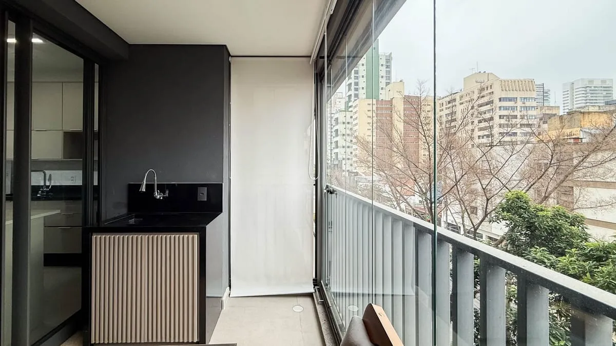 Imagem Apartamento com 1 Quarto para alugar, 38m² - Pinheiros