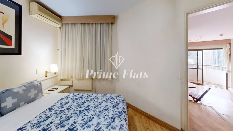 Imagem Flat disponível para locação no Hotel Paulista Wall Street na Bela Vista, com 55m², 1 dormitório e 1 vaga de garagem