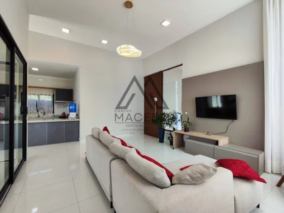 Imagem Magnífica casa com 3 suítes + escritório - Mobiliada