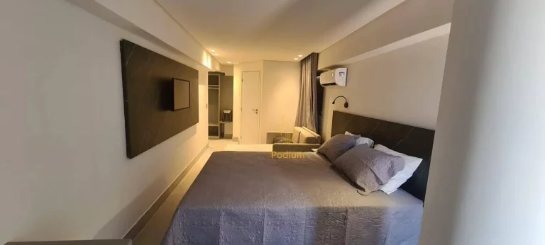 Imagem Flat com projetados e vista para o mar da praia de Manaíra -FL0075