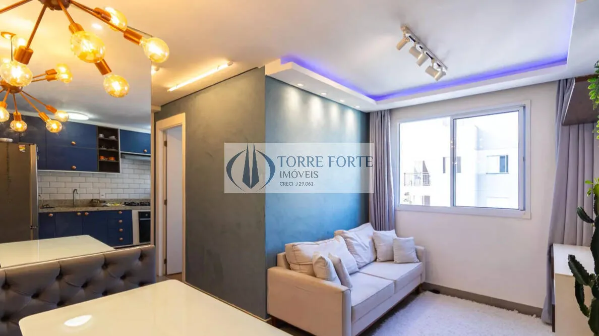 Foto do imóvel Lindo apartamento com 40 m², 2 dormitórios, 1 banheiro, 1 vaga de garagem em Rua Carlos Magalhães