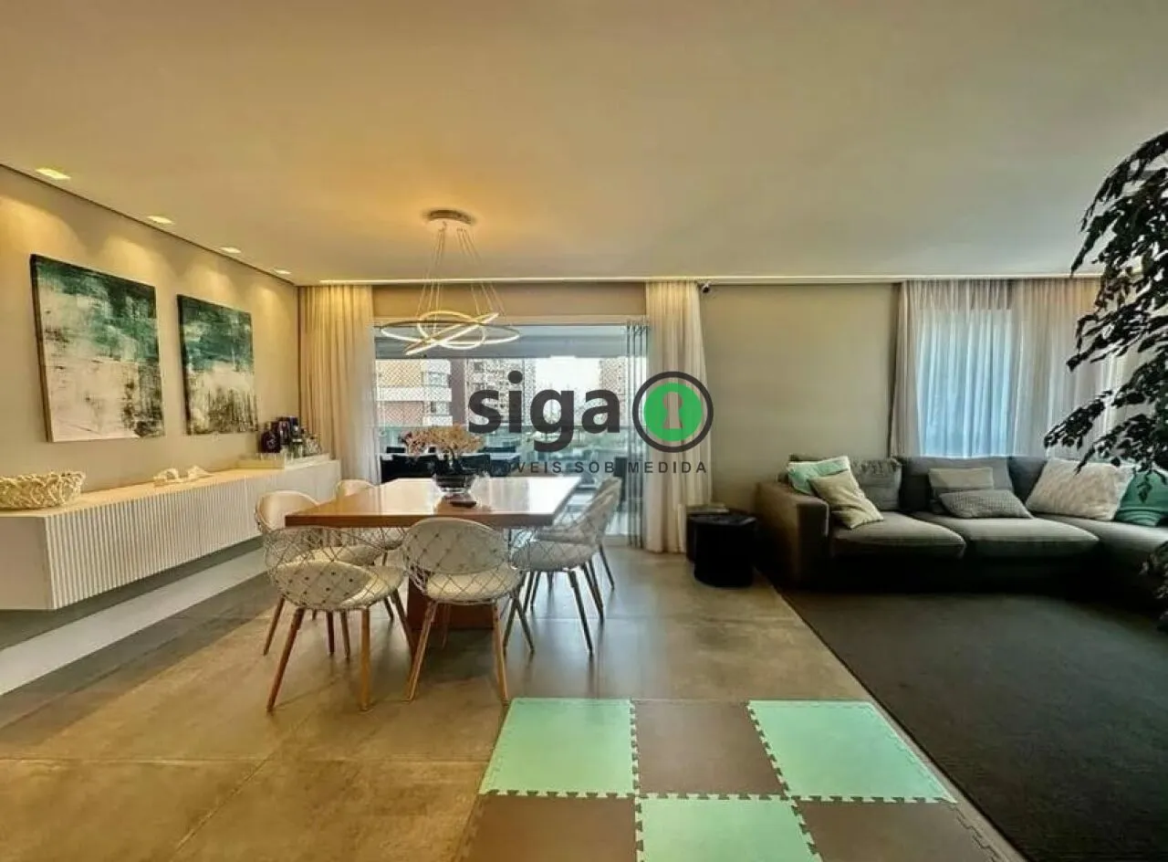 Foto do imóvel Apartamento à venda no Brooklin | 4 dormitórios (3 suítes) | Terraço envidraçado | Alto padrão