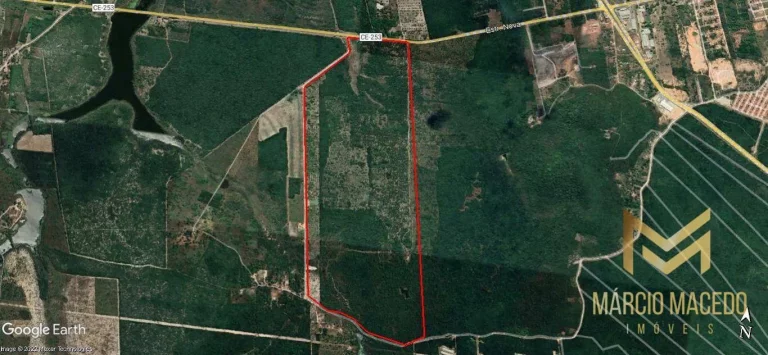 Terreno à venda, 1981956 m² por R$ 15.855.648,00 - Guanacés - Cascavel/CE