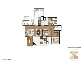 Imagem Apartamento de luxo com 3 quartos e 3 suítes no Condomínio Gióia Aclimação em São Paulo-SP, 124m², 4 banheiros e 3 vagas. Venha conferir!