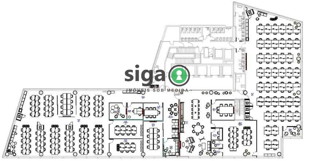 Imagem Laje corporativacom selo LEED Platinum de 1.475m² - Itaim Bibi - São Paulo/SP