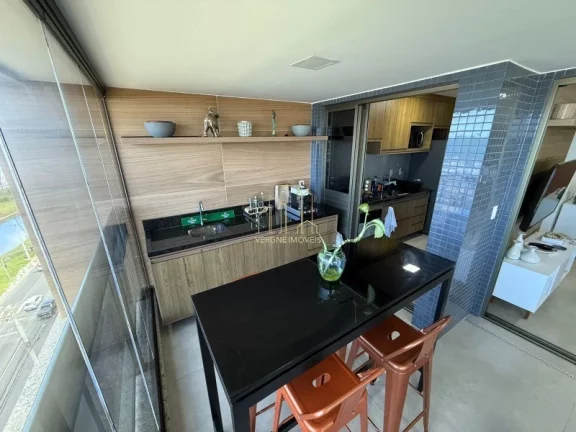 Imagem ? Apartamento 2/4 à Venda no Jaguah Residence ? Jaguaribe, Salvador/BA | Vista Mar, 76m², Varanda Gourmet
