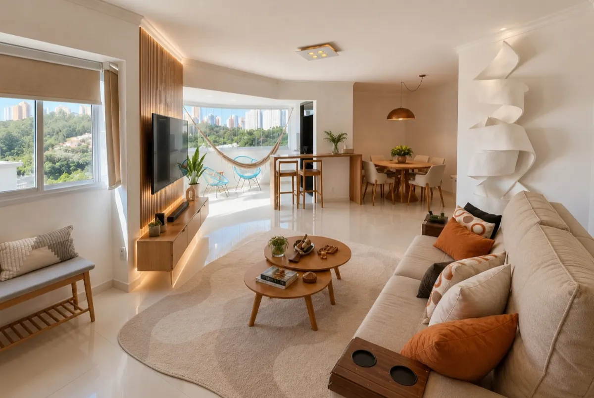 Foto do imóvel Apartamento para venda e locação em Vila Andrade com 2 quartos, sendo 2 suítes, 116m2