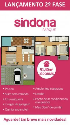 Imagem Casa de Condomínio com 2 Quartos à Venda, 73 m² em Vila Monte Serrat - Cotia