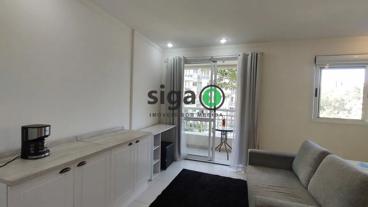 Foto do imóvel Studio mobibiliado de 33m², locação por R$ 3.197,00 - Panamby