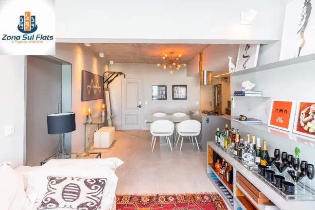 Imagem Impecável Apartamento à Venda No Brooklin Com 1 Suíte e 2 Vagas