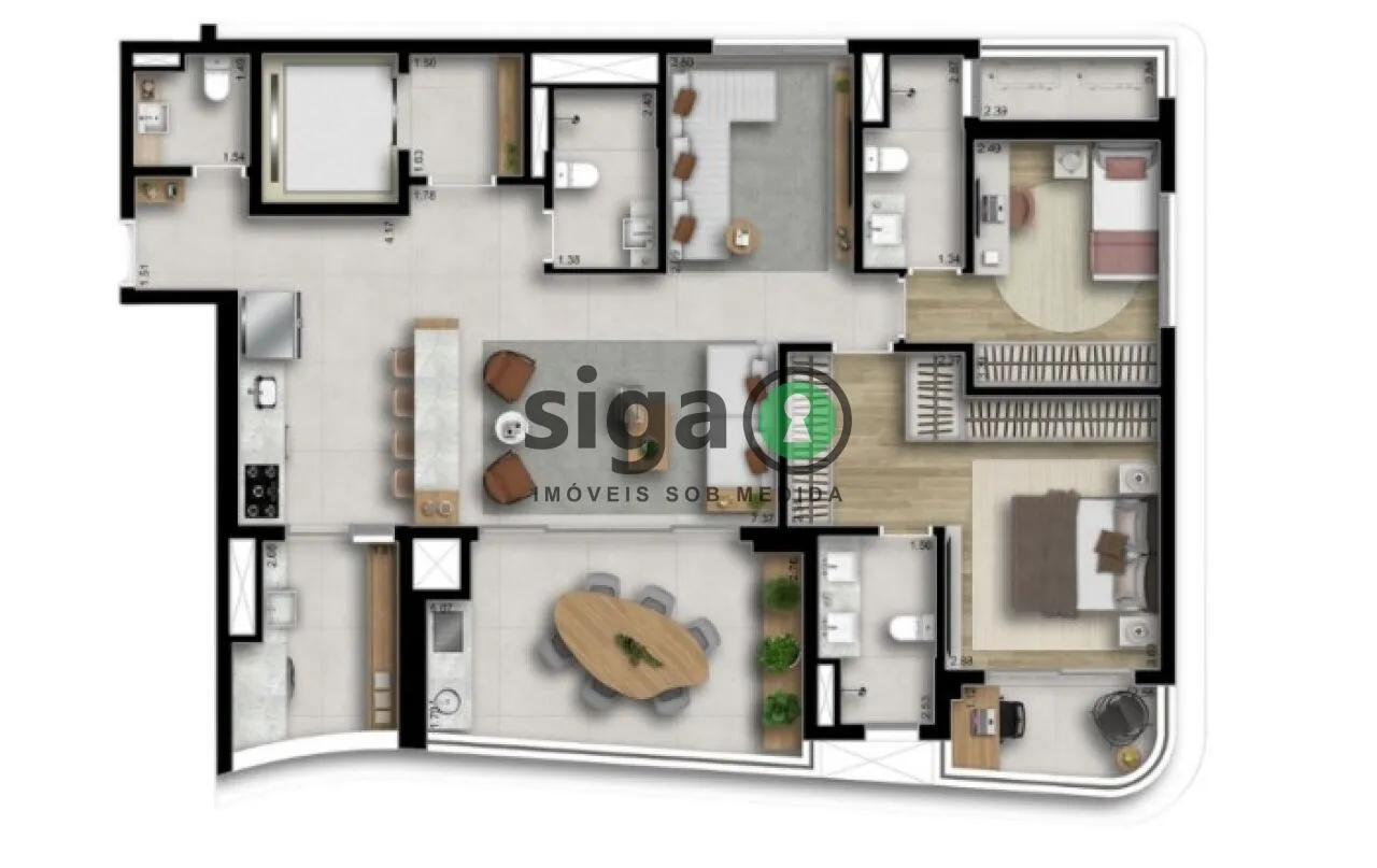Imagem Apartamento para venda em Perdizes 03 suítes, São Paulo - SP