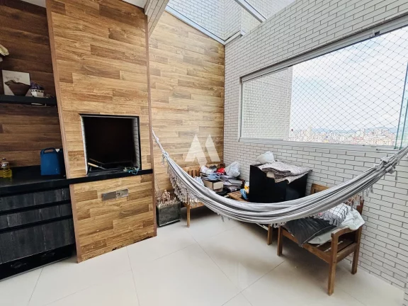 Imagem Apartamento Cobertura Duplex com 3 dormitórios e 2 vagas demarcadas - Marapé / Santos
