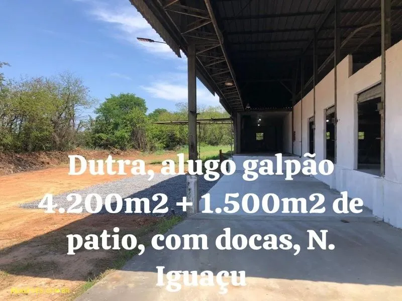 Imagem Galpão para Locação em NOVA IGUAÇU, Comendador Soares, 2 banheiros