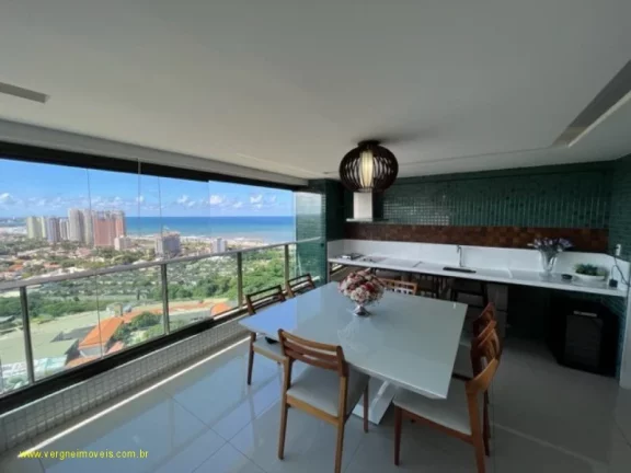 Imagem Apartamento de Alto Padrão com Vista Mar ? 3 Suítes à Venda no Ed. Biarritz, Patamares