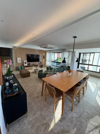 Imagem Excelente apartamento mobiliado decorado com três suítes a venda no caminho da Arvores