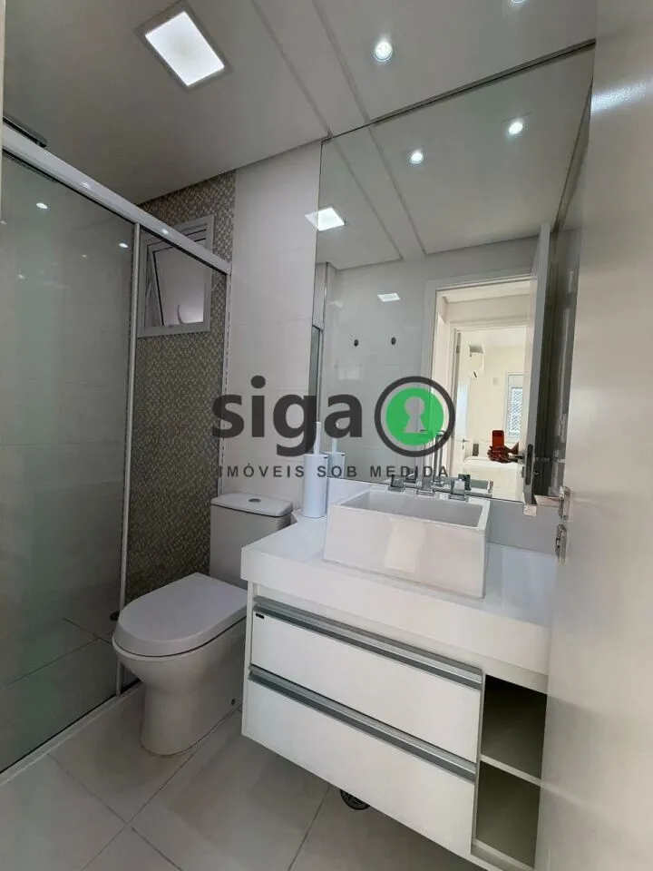 Imagem Apartamento Mobiliado para Locação com Ar Condicionado e Sacada Gourmet Próximo à Celso Garcia e M