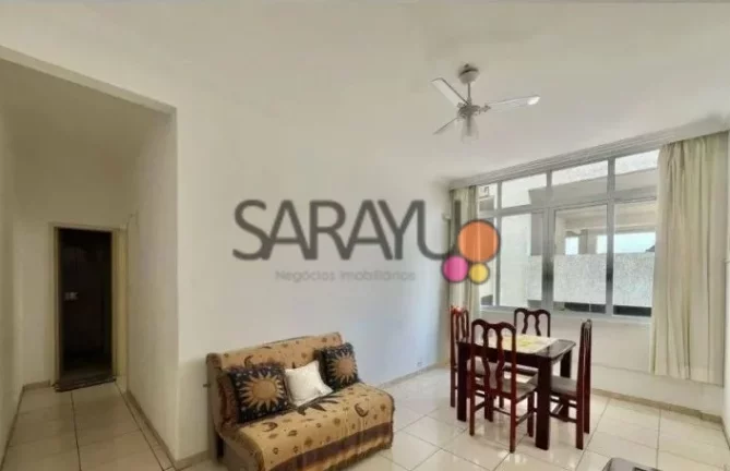 Apartamento Padrão de 01 dormitório para venda na Praia das Pitangueiras.
