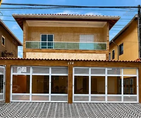 Foto do imóvel Sobrado com Quintal Privativo - Tupiry | Praia Grande em Tupiry, Praia Grande - SP