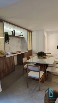 Imagem Apartamento Frente Mar, MOBILIADO e DECORADO, 03 suítes, 02 vagas, em Balneário Piçarras, SC