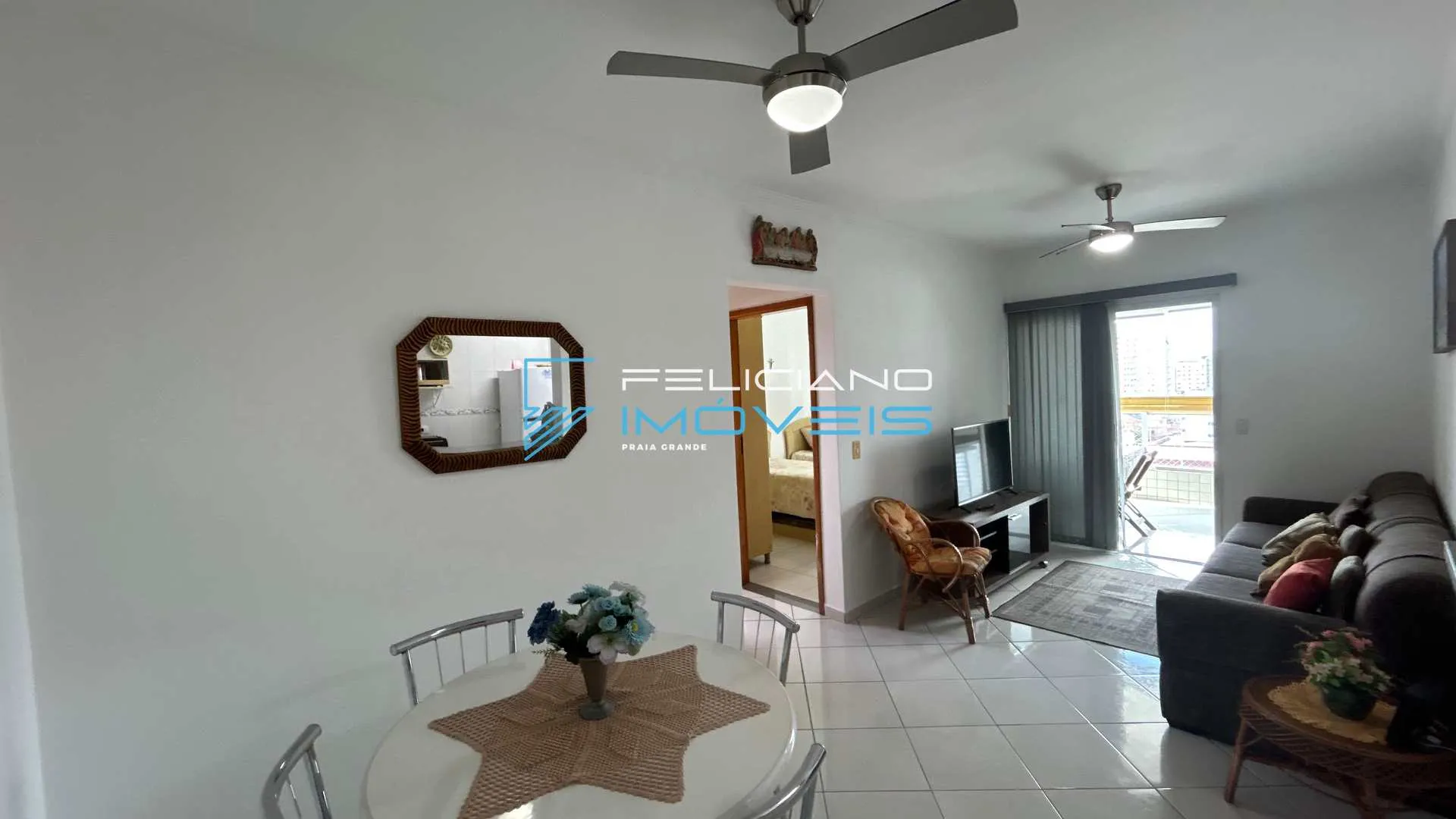 Imagem Apartamento com 1 quarto, Tupi, Praia Grande - R$ 400 mil, Cod: 7297