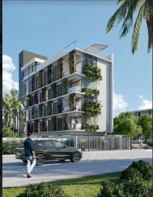 Imagem Flat novo em Camboinha, a 1 rua do mar, com rooftop e alto potencial para Airbnb. Ideal para investir ou morar.