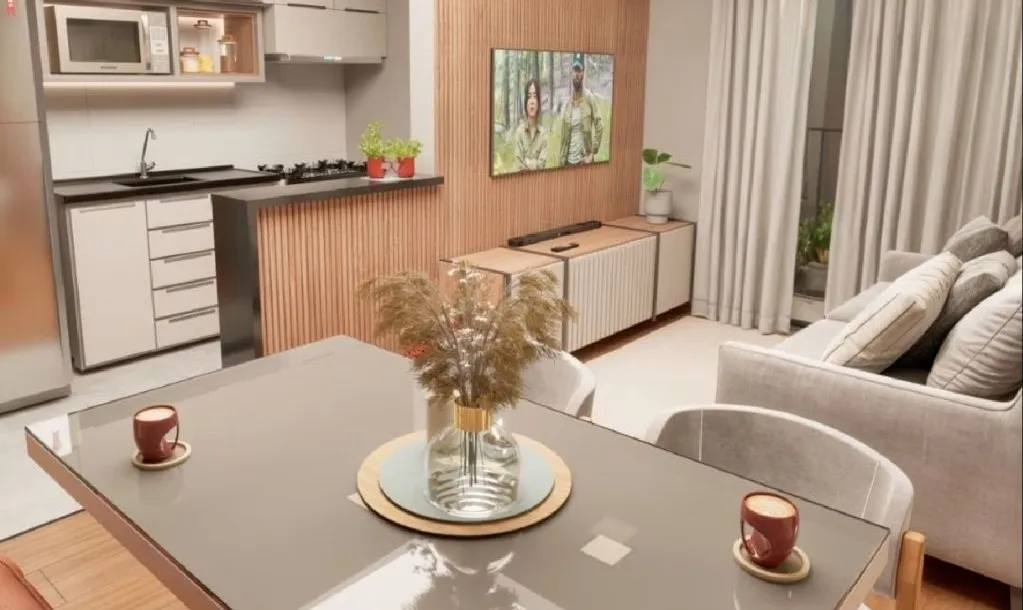 Imagem RIZZ - VITTA (BILD): 2 Apartamentos de 61m² com 2 Dormitórios, 1 Suíte e Varanda Gourmet
