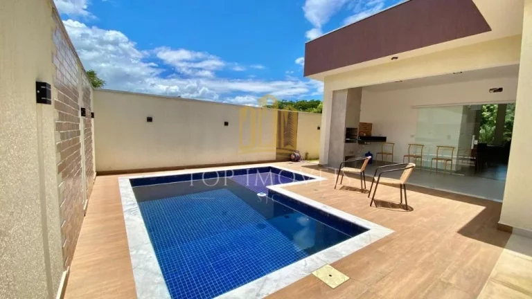Imagem Maravilhosa casa três dormitórios suíte espaço gourmet piscina em condominio fechado