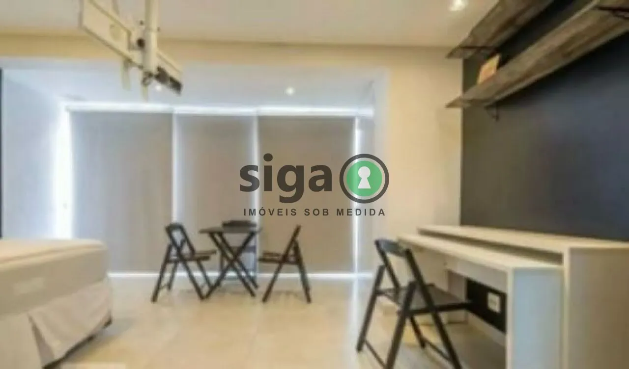 Imagem Excelente apto com 35m², 1 quarto ,1 banheiro e 1 vaga para Locação MOBILIADO, no Brooklin