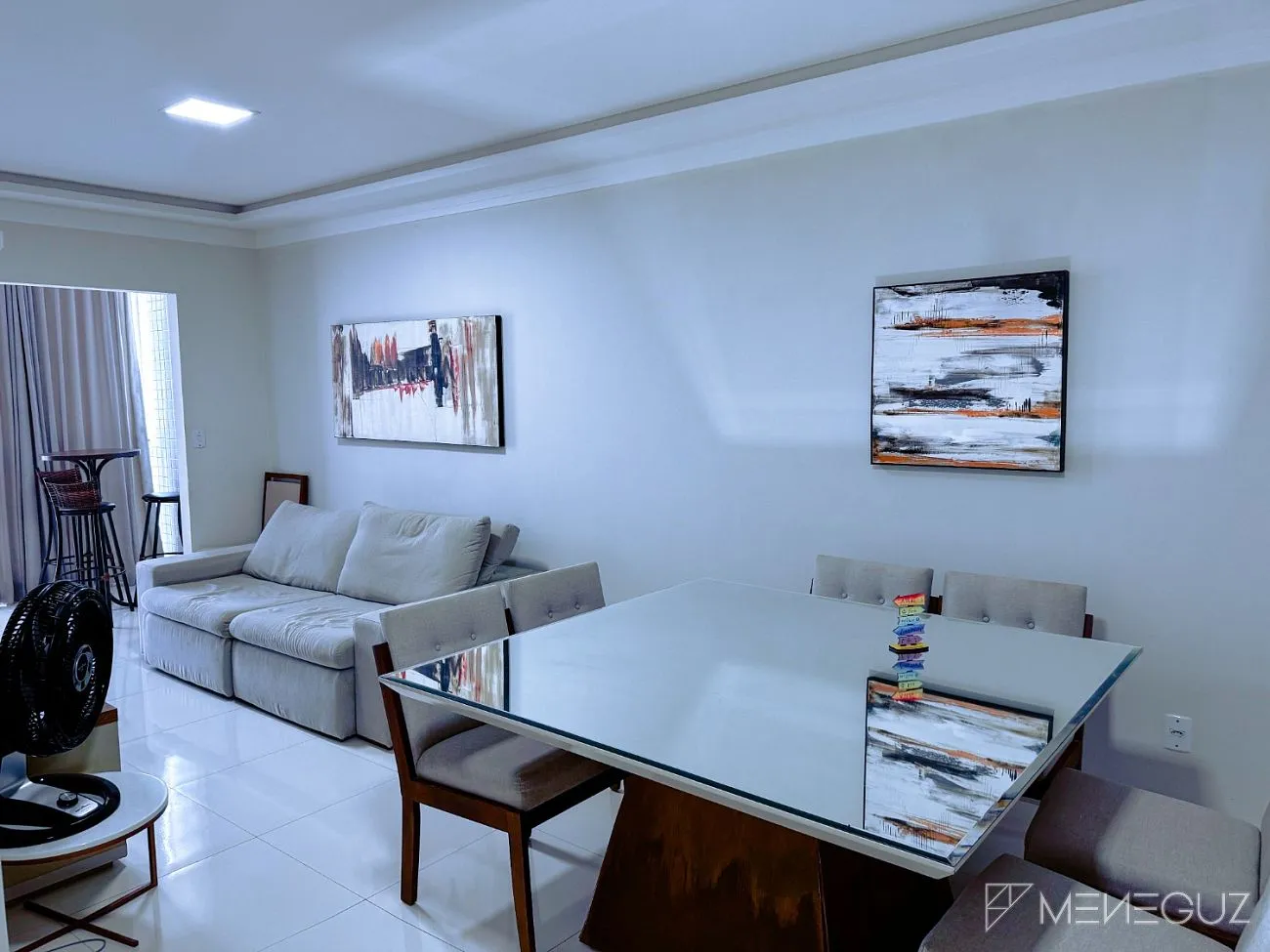 Imagem Imóveis à venda em Guarapari Praia do Morro, apartamento 3 quartos com vista para o mar totalmente mobiliado