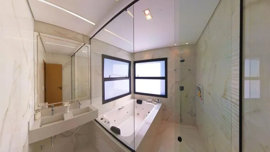 Imagem Casa Alto Padrão com 5 Suítes, em Condomínio Fechado.