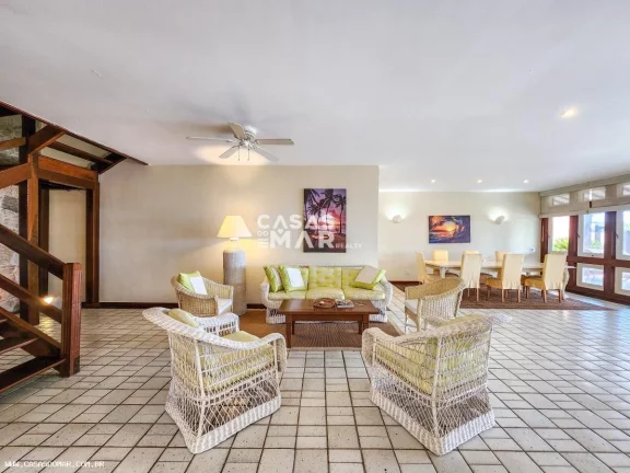 Imagem Magnífica casa de frente para o mar em condomínio de luxo em Geribá, Búzios-RJ: 6 quartos, 6 suítes, 6 salas, 7 banheiros, 4 vagas e 800m² de puro requinte!