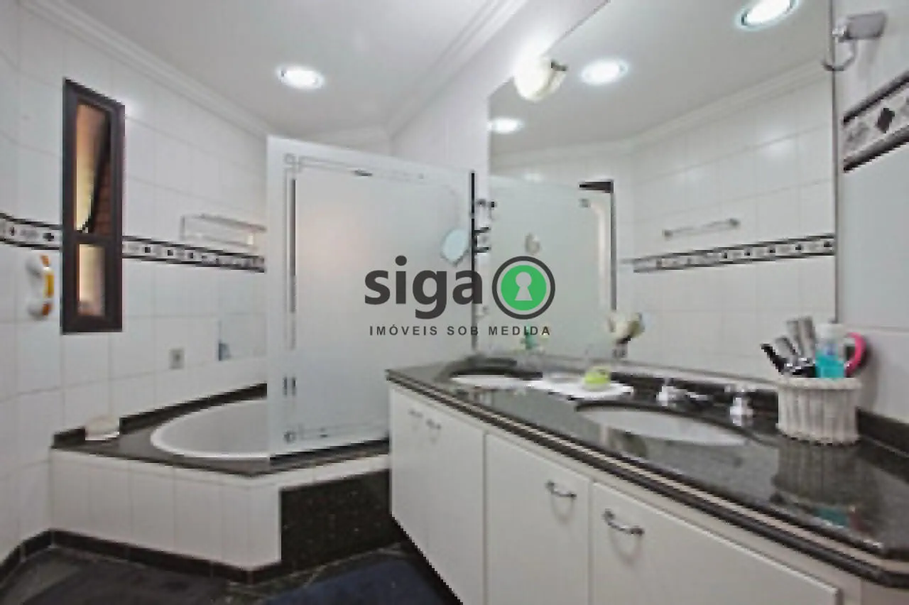 Imagem Apartamento a venda ou locação 246 m² 5 dormitórios 3 suítes 4 vagas 1 depósito no Real Parque - SP