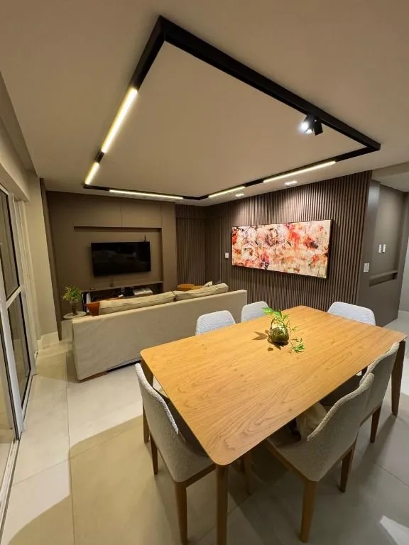 Imagem Apartamento de alto padrão com 146 m², 3 suítes, varanda gourmet, 3 vagas e lazer completo no Evidence Class Club, Bairro dos Estados.