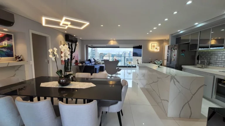 Imagem Imóvel de alto padrão no Brooklin, São Paulo-SP: Apartamento 3 suítes, 2 salas, 5 banheiros, 3 vagas. Venha conhecer!