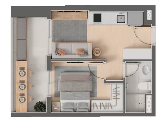 Imagem APARTAMENTO RESIDENCIAL em São Paulo - SP, Mirandópolis
