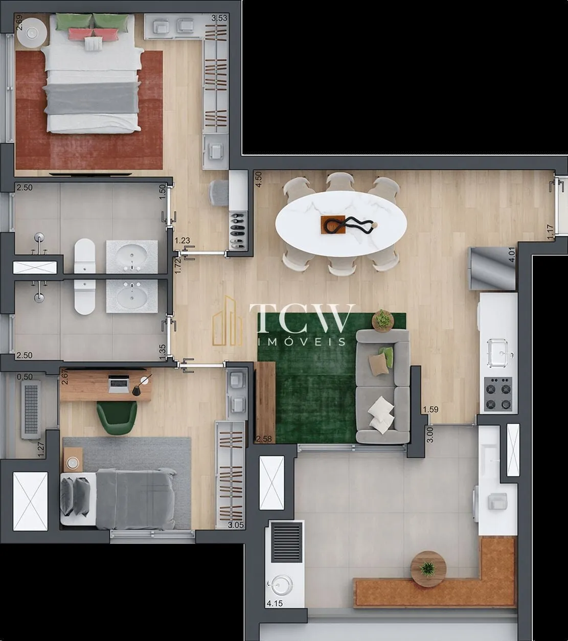 Imagem Apartamento à venda no bairro Brooklin - São Paulo/SP, Zona Sul