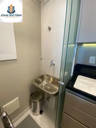 Imagem Apartamento Para Venda No Brooklin Com 1 Suíte e 1 Vaga - Mobiliado