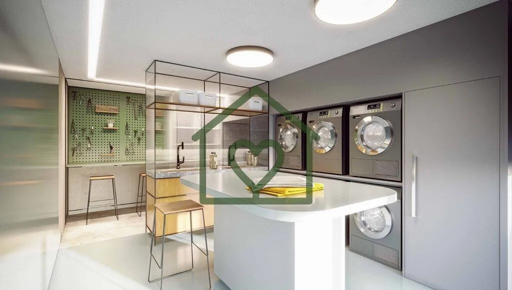 Imagem O Soul República une arquitetura, conveniência e gastronomia. Torre moderna com apartamentos studi...