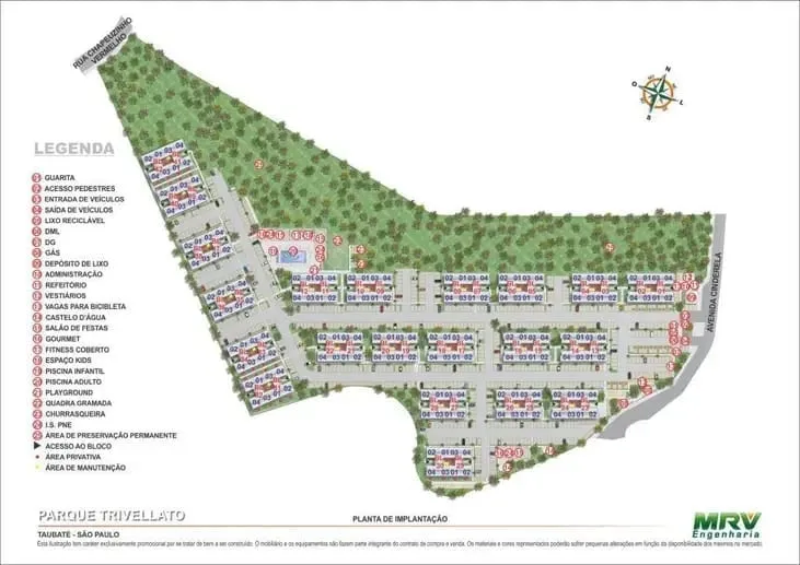 Imagem Apartamento à venda 2 Quartos, 1 Vaga, 53M², Residencial Sítio Santo Antônio, Taubaté - SP | Condomínio Parque Trivellato