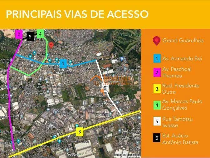 Imagem Apartamento com 2 dormitórios à venda, 37 m² por R$ 236.990,00 - Vila Nova Bonsucesso - Guarulhos/SP