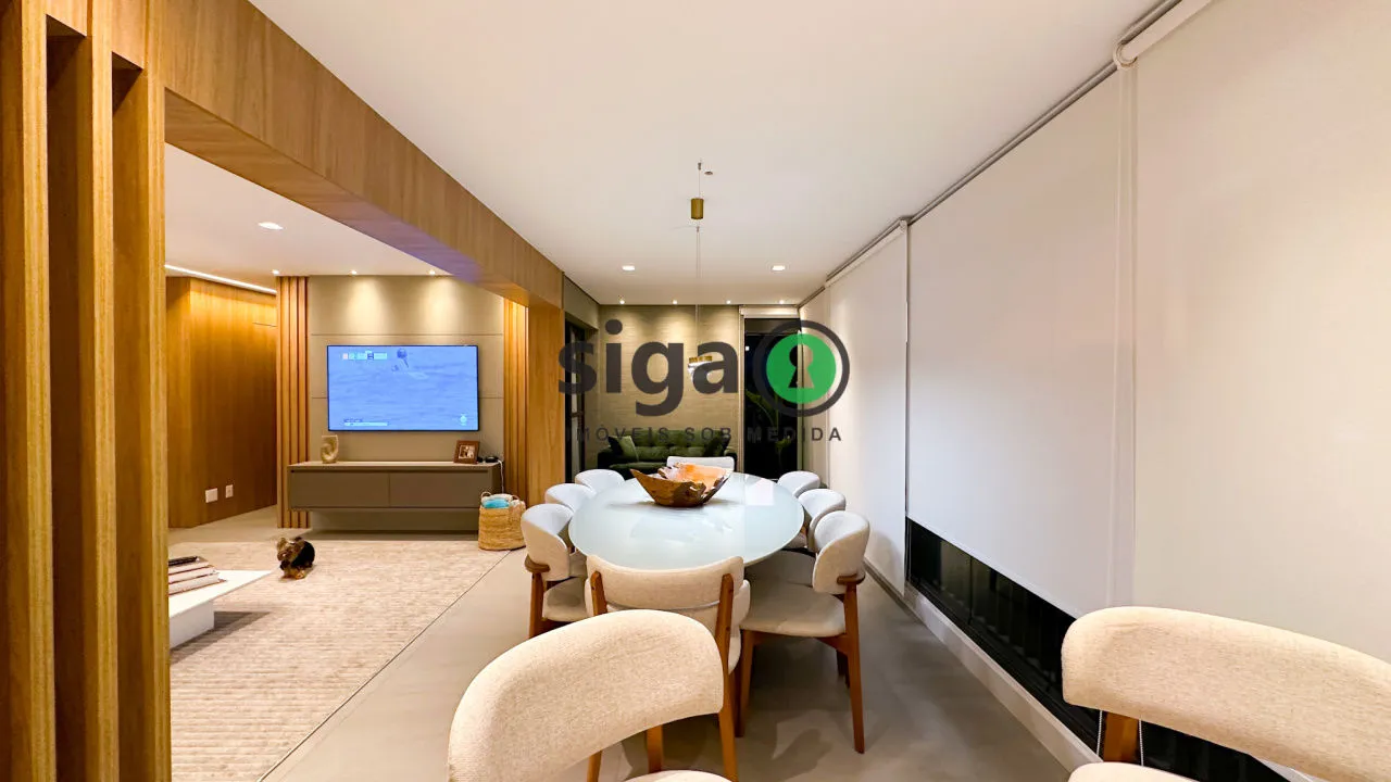 Imagem Apartamento Novo Sky Park 125 m² Tatuapé Mobiliado e Decorado