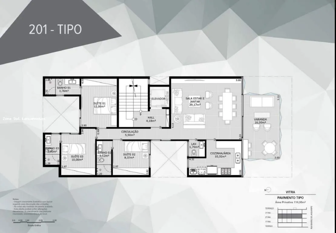Imagem Vitra Ipanema - Apartamento de Luxo com 3 Suítes em Ipanema | Zona Sul